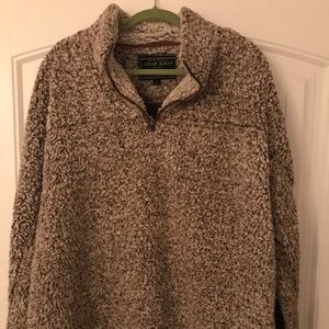 True Grit Original Frosty Tipped Pullover Brown